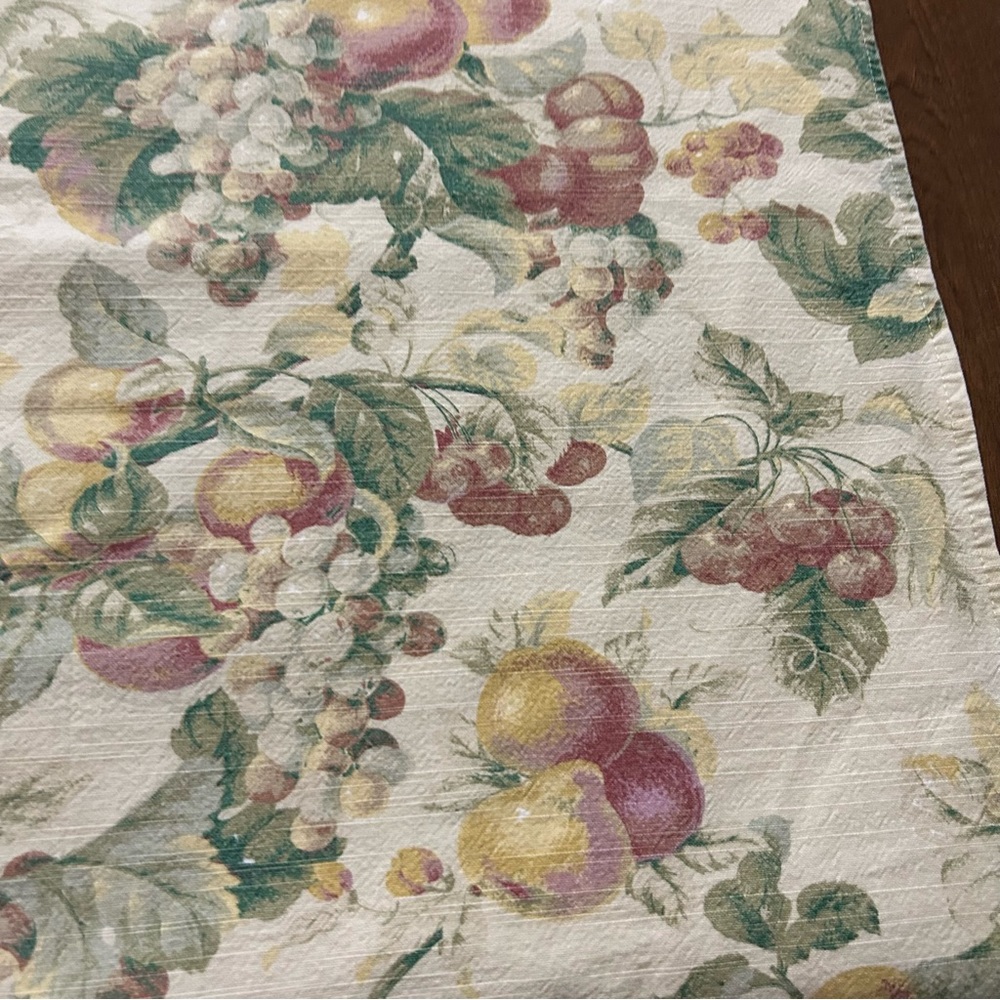 Fruit design cotton tablecloth